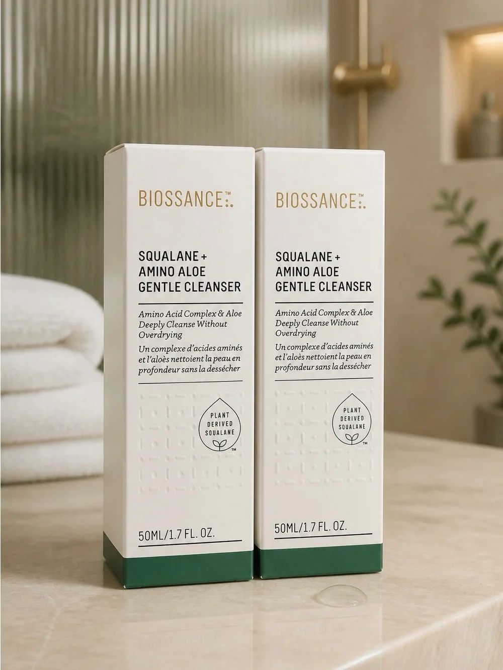 Biossance White & Green Squalane + Amino Aloe Gentle Cleanser